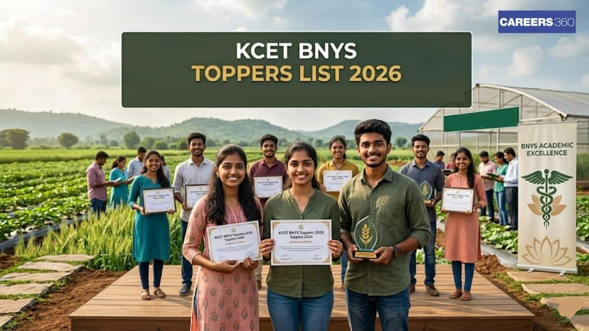 KCET BNYS Topper List 2026 (Out): Rank, Name, Marks & College Name